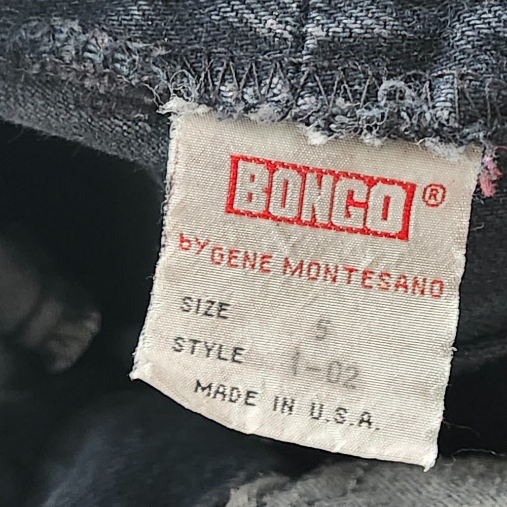 Vintage BONGO Size 5 High Rise Mom Jeans Tapered Leg Denim Gene Montesano USA - Picture 7 of 14